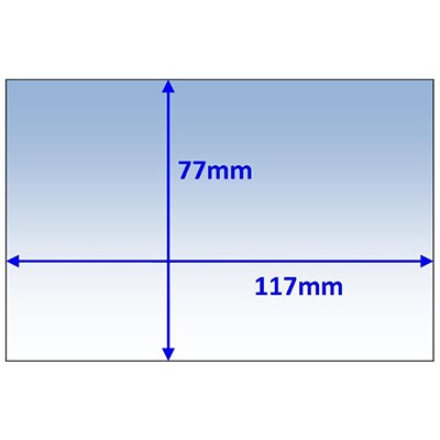 WELDCLASS LENS - CLEAR 117X77MM SUIT SG.9100XX INNER